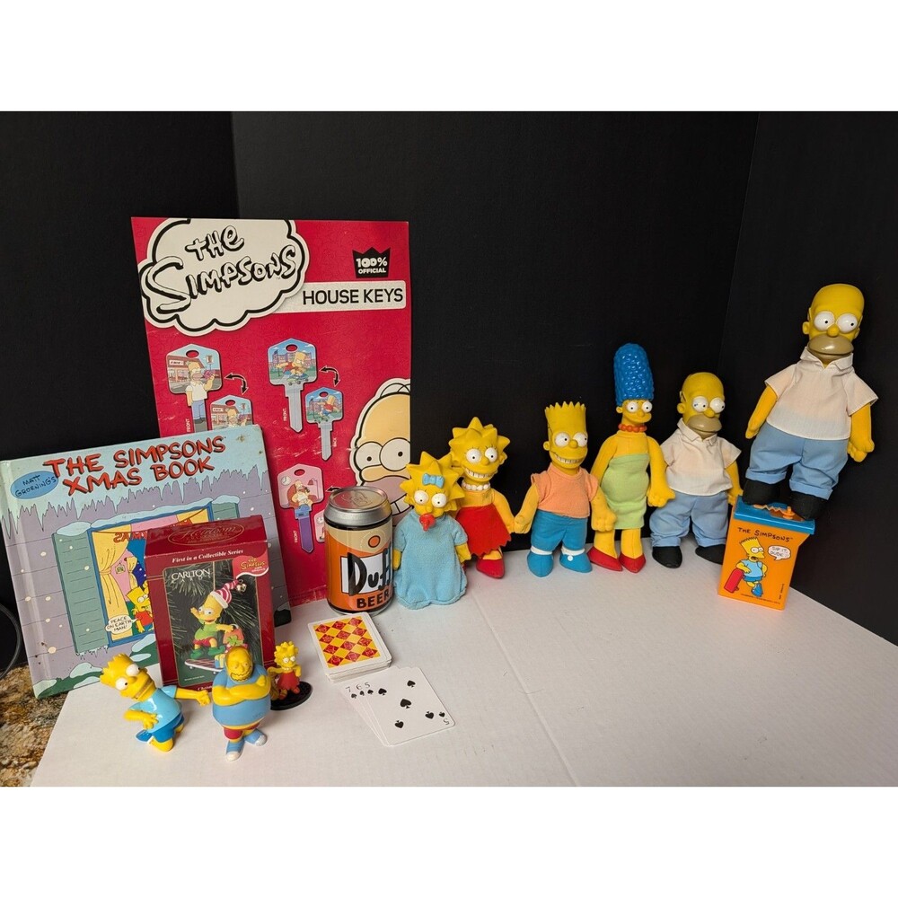 The Simpsons 1990’s Complete Family Dolls Matt Groening 20th CENTURY FOX Vintage